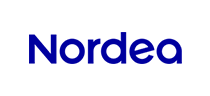 Nordea yrityksen logo.